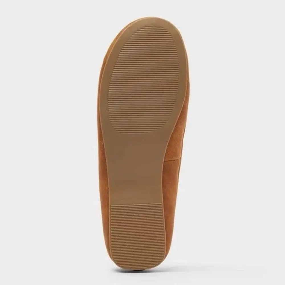 Women’s Midge Flats Loafers Memory Foam Insole - Universal Thread Chestnut 11
